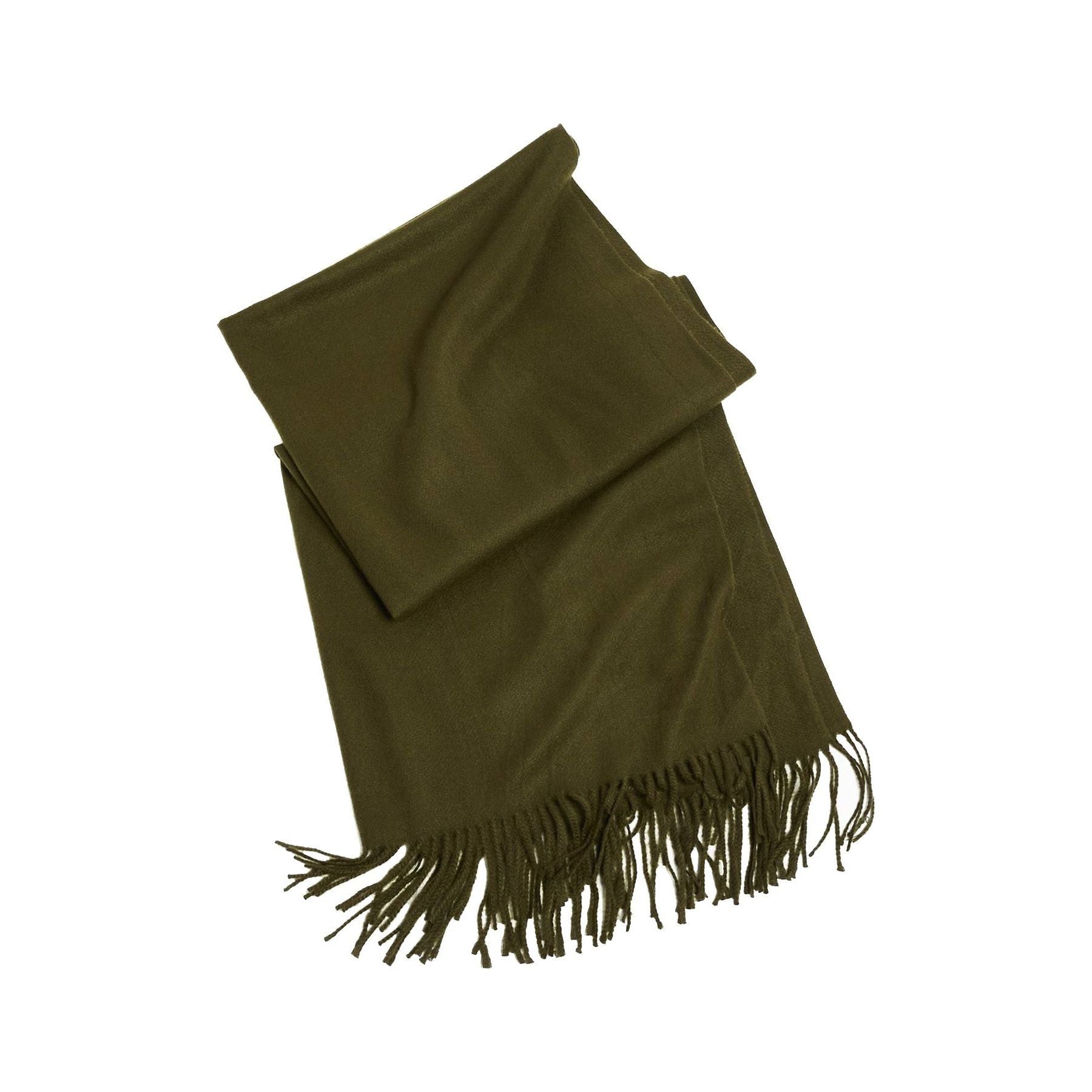 Look By M Scarves Soft Basic Scarf, Olive