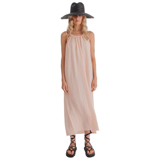 Loomist Dresses Sile Halter Dress, Blush