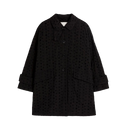 Mackintosh W Rain Jacket Black Embroidered / 6 W Humbie Nylon