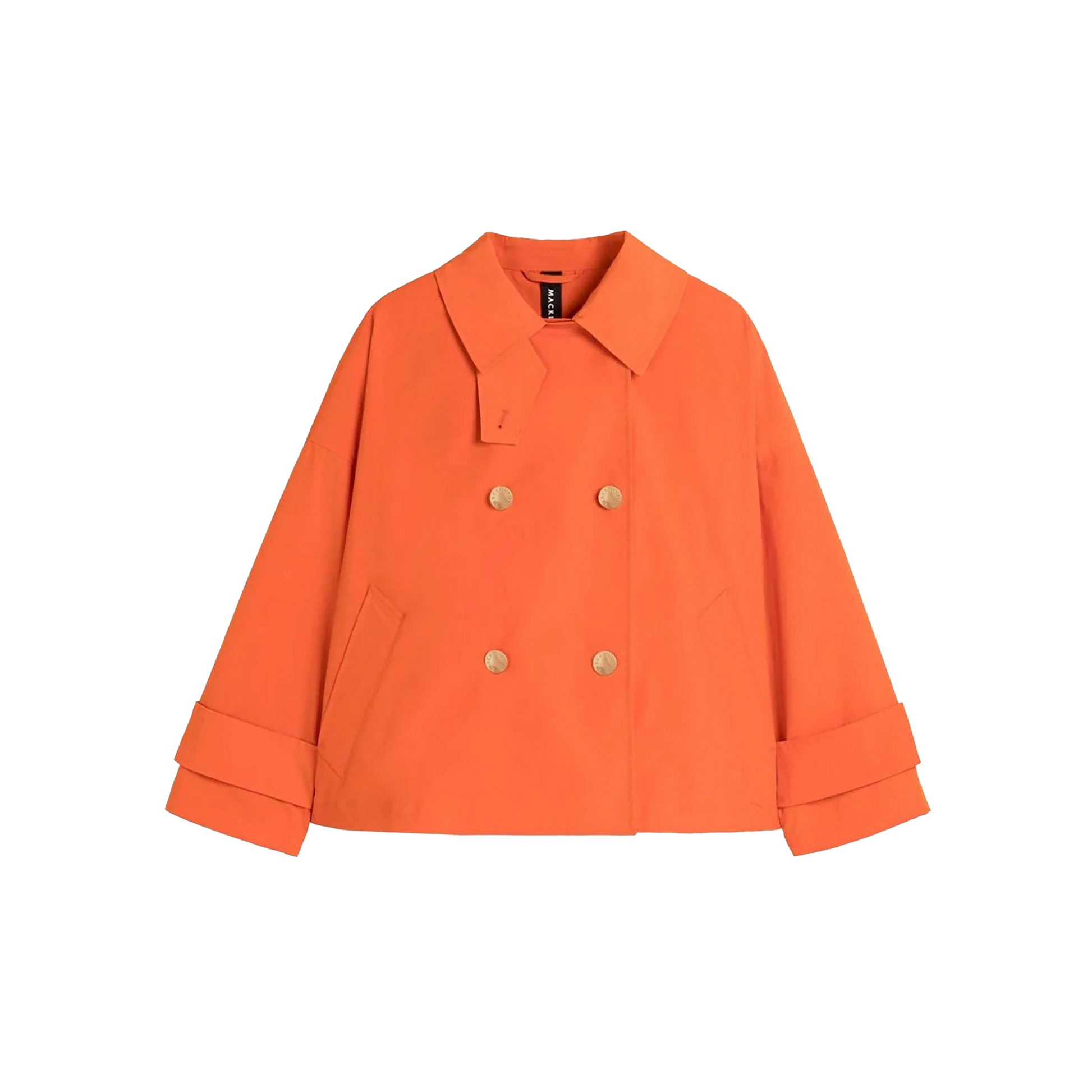 Mackintosh W Rain Jacket Orange / 6 W Humbie DB Short Nylon