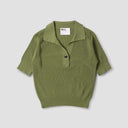 Margaret Howell W Shirt Grass / XS W Single Button Polo
