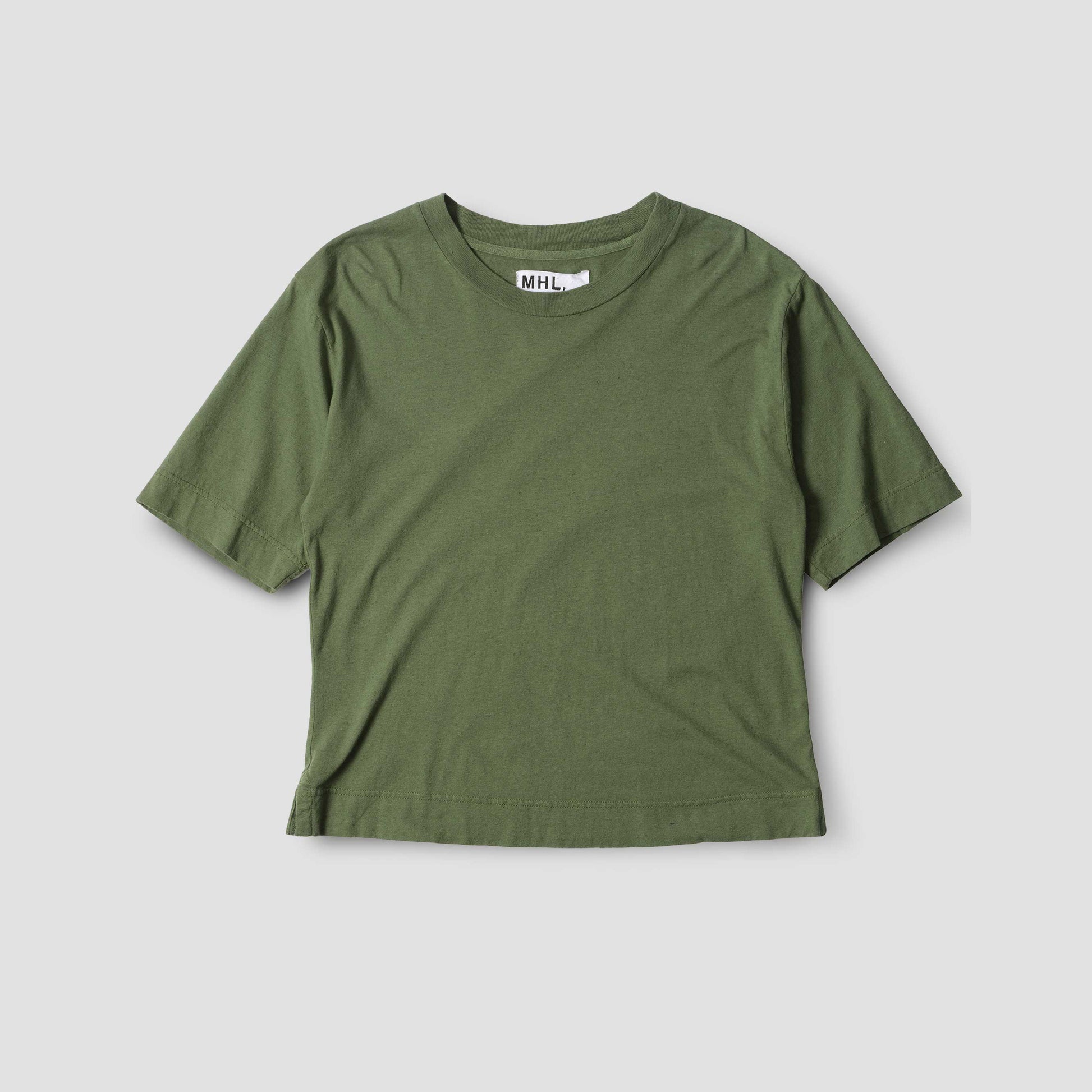 Margaret Howell W T-Shirt Grass / XS W Simple T-Shirt