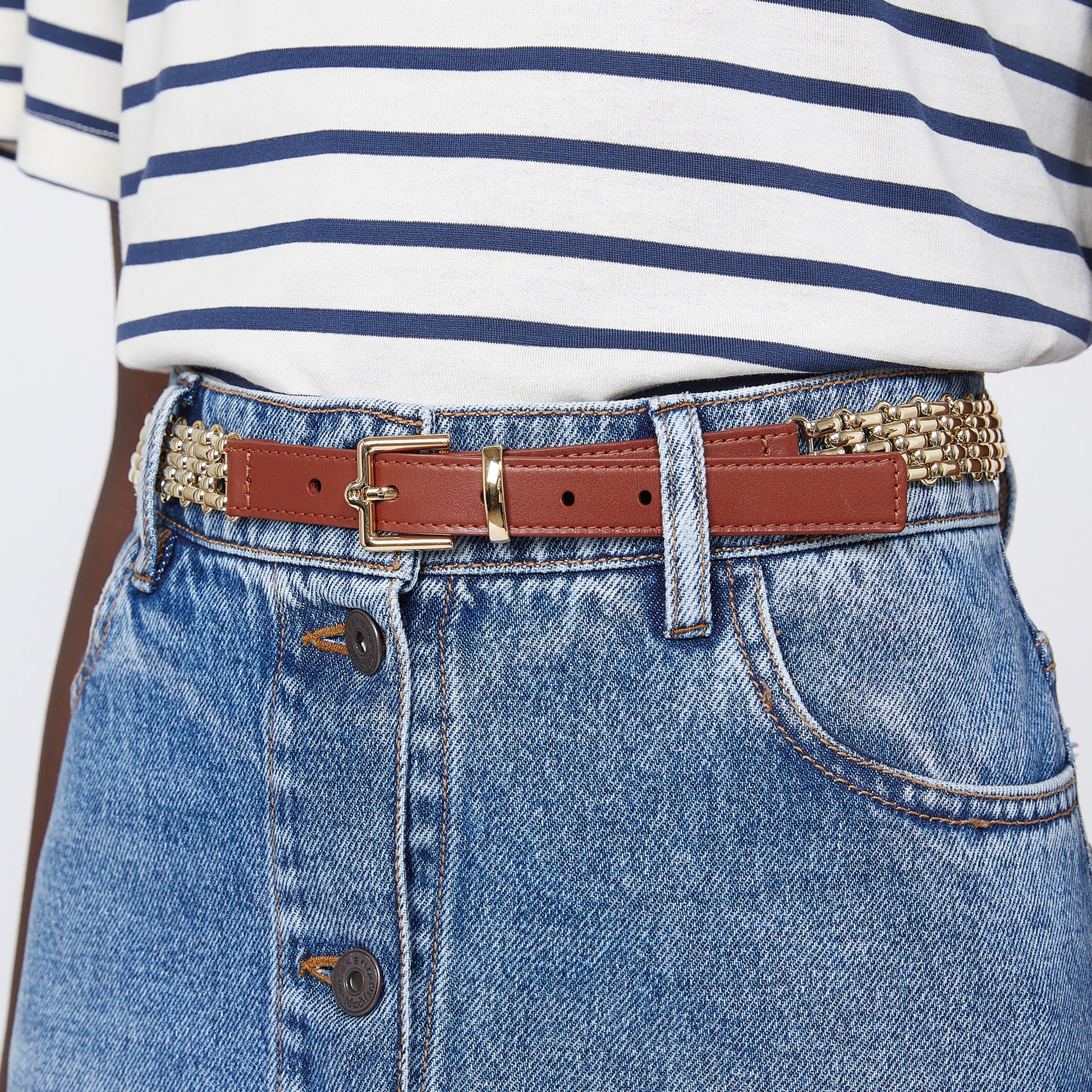 Max Mara Belt Pacche Belt - Gold
