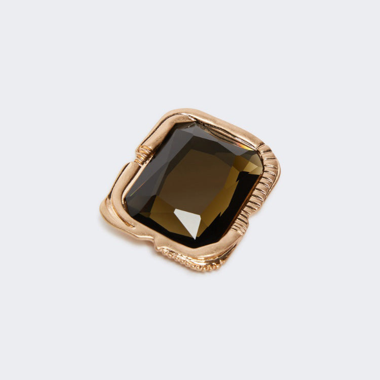 Max Mara Broche Sevres Broche - Gold/Green