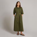 Max Mara Dress Albero Jersey Dress - Moss Green