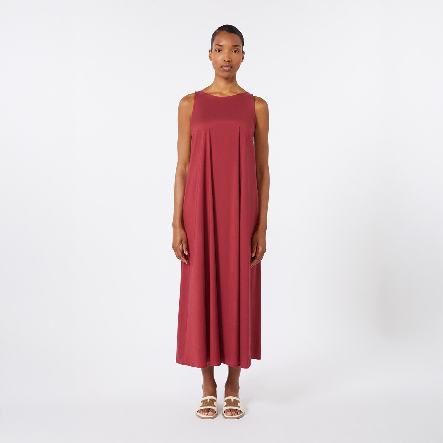 Max Mara Dress Geranium / 8 Seta Dress - Geranium