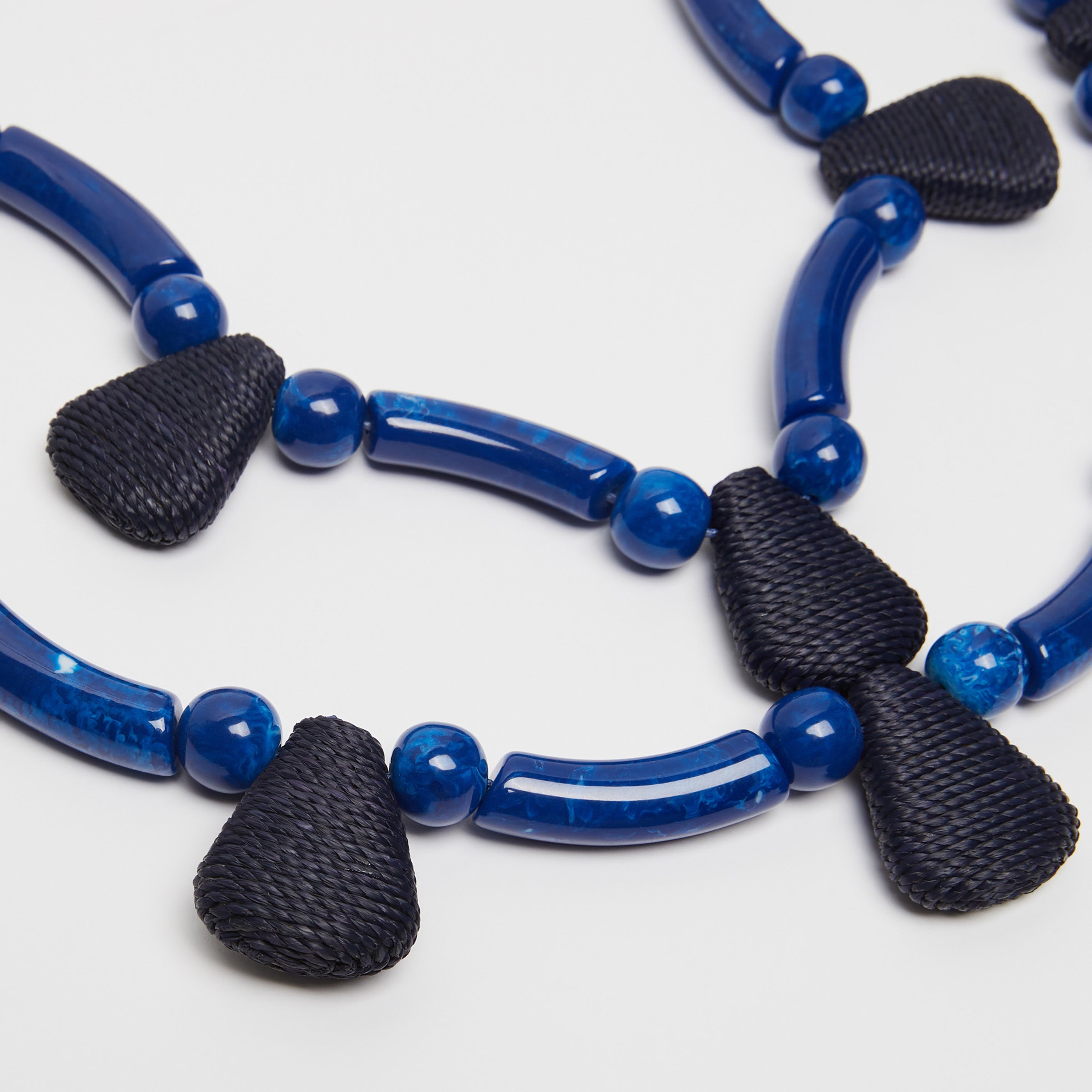 Max Mara Jewelry Avio / O/S Falange Necklace - Avio