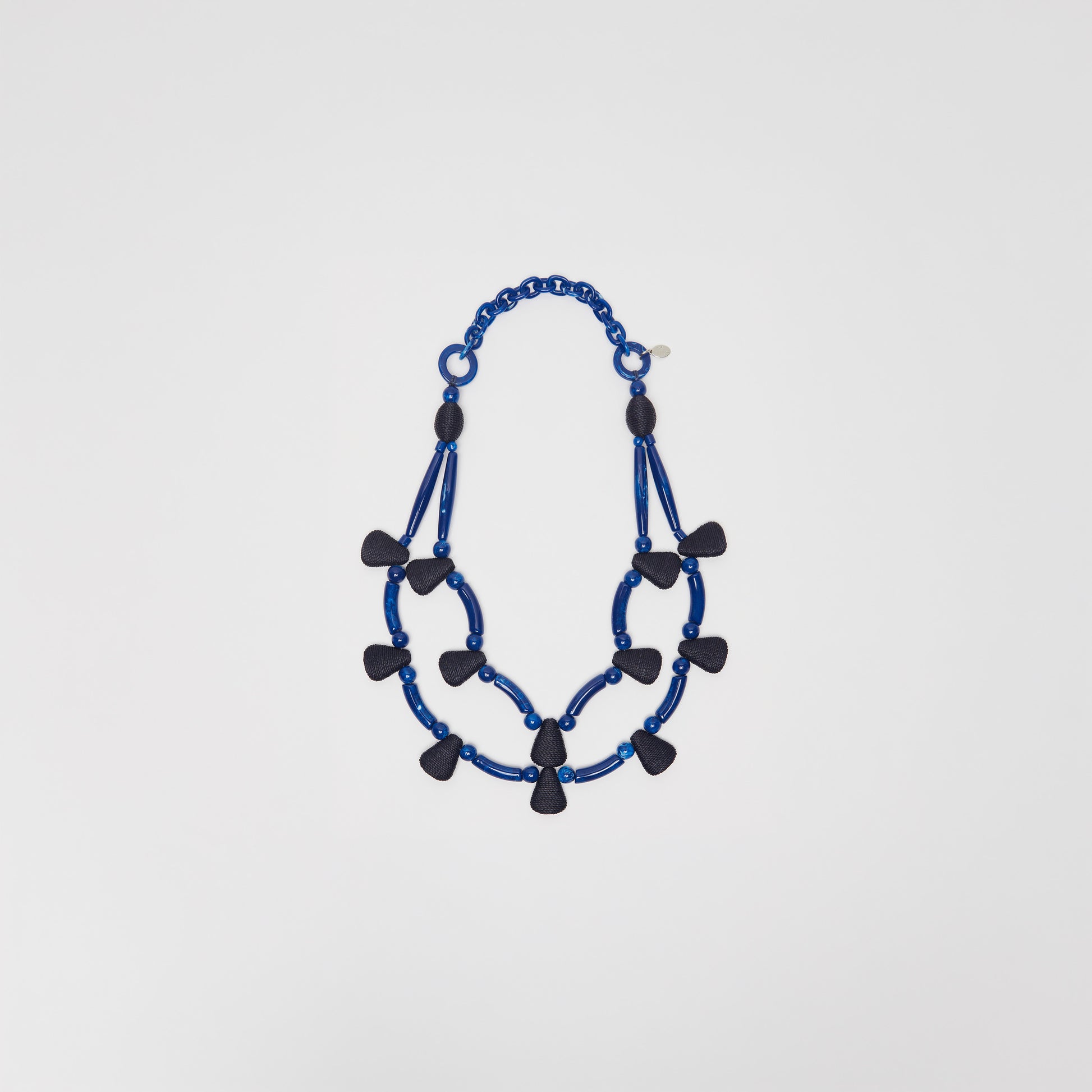 Max Mara Jewelry Avio / O/S Falange Necklace - Avio