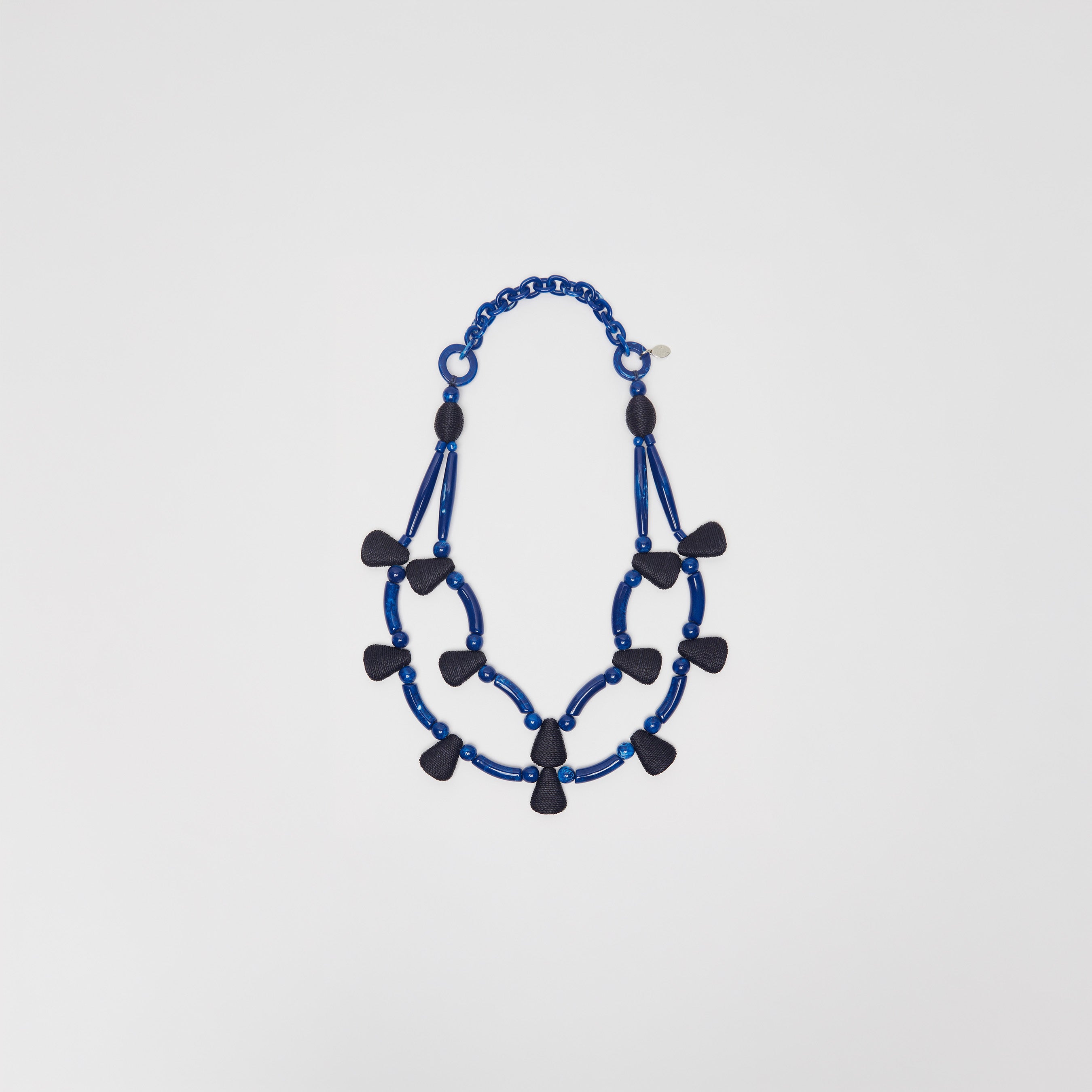 Max Mara Jewelry Avio / O/S Falange Necklace - Avio