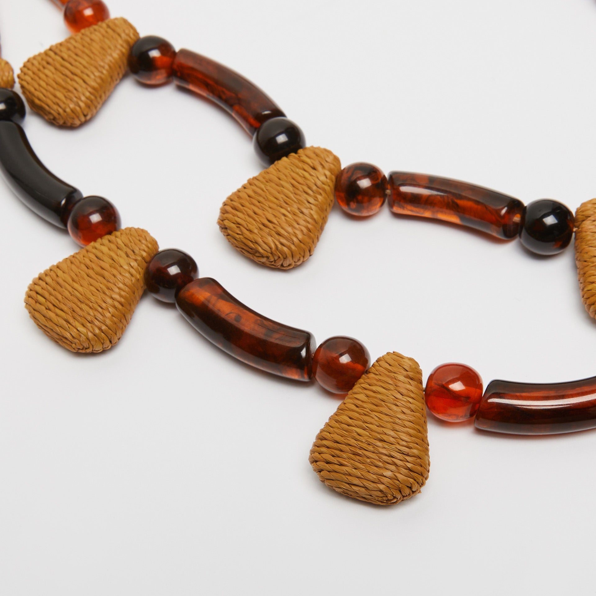 Max Mara Jewelry Caramel / O/S Falange Necklace - Caramel