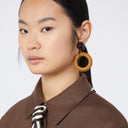 Max Mara Jewelry Caramel / O/S Ranch Earring - Caramel