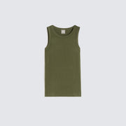 Max Mara Top Seta Top - Moss Green