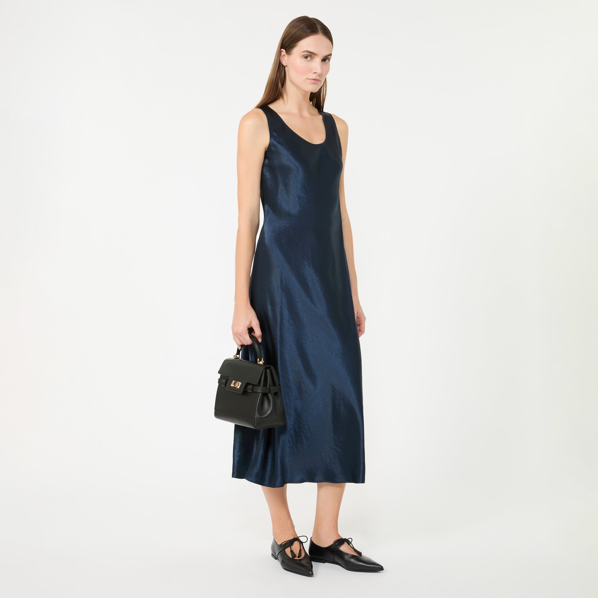 Max Mara W Dress Talete Dress - Navy