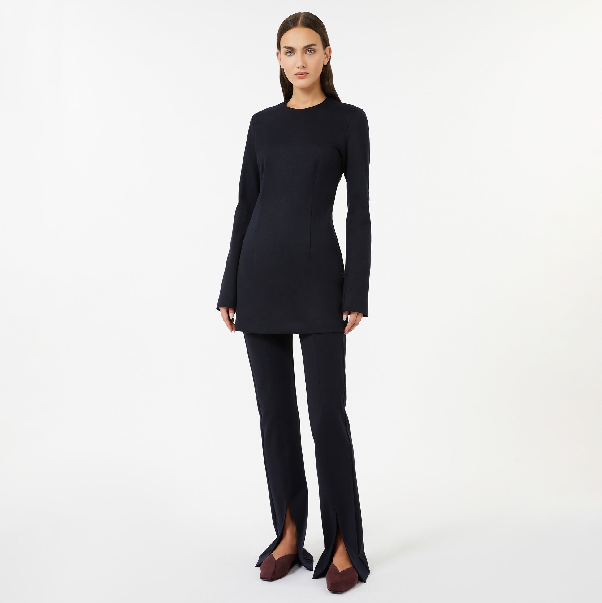 Max Mara W Pants Nebbia Trousers - Ultramarine