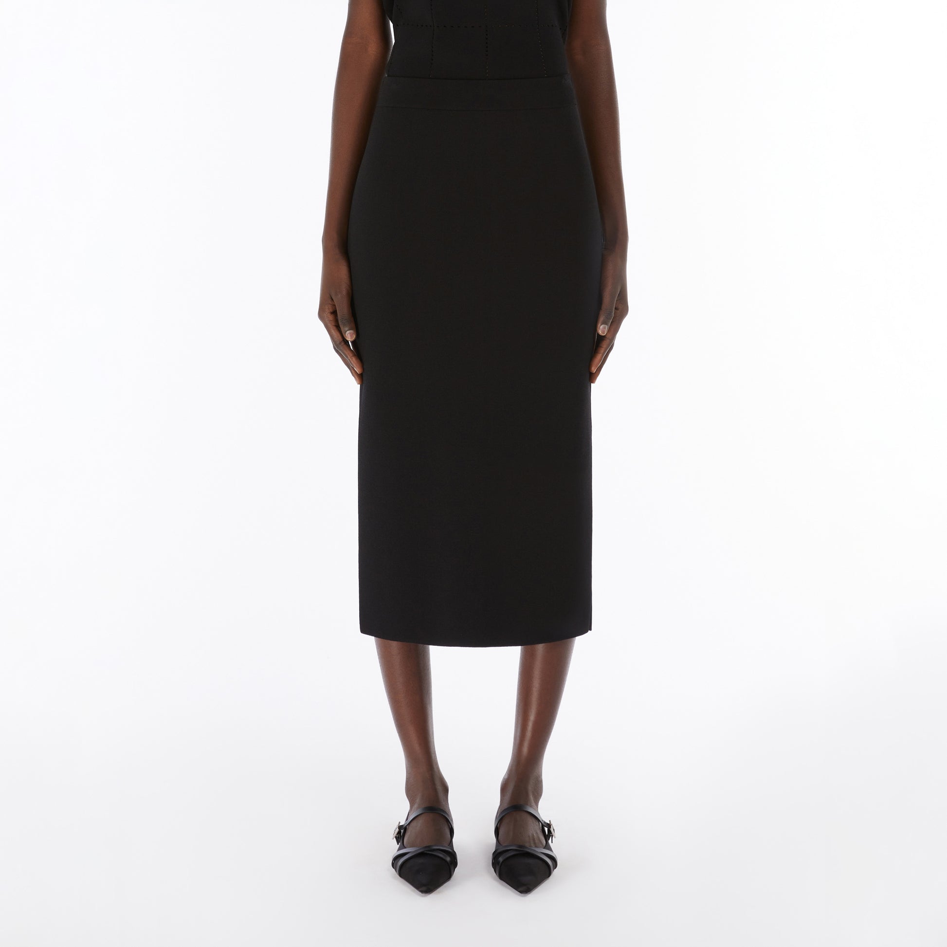 Max Mara W Skirt Losanna Knitted Skirt