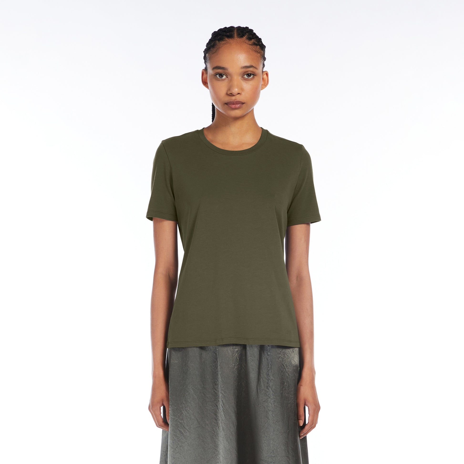 Max Mara W T-Shirt Dark Green / S Dorico T-Shirt