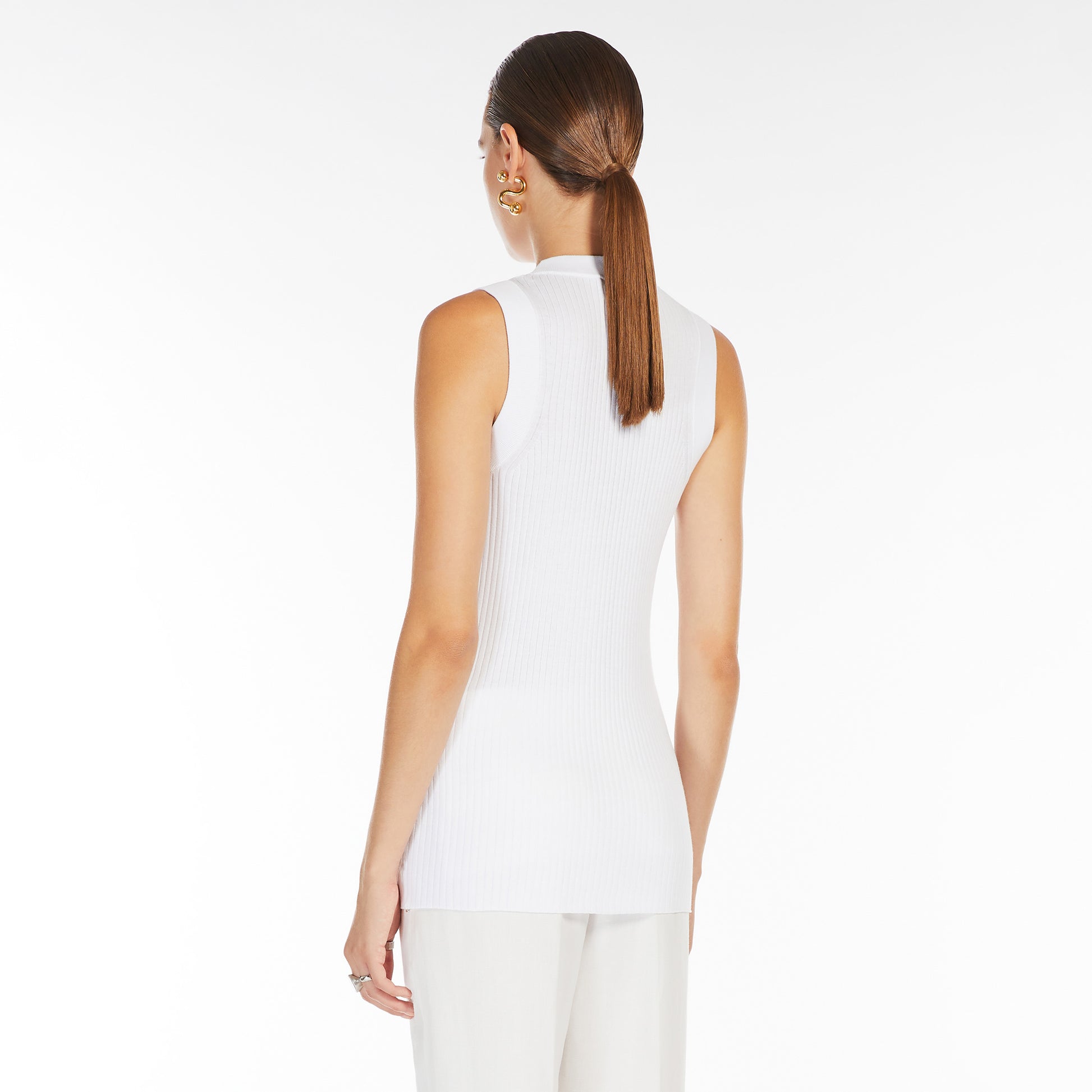 Max Mara W Tank-Tops Tione Sweater Tank Top