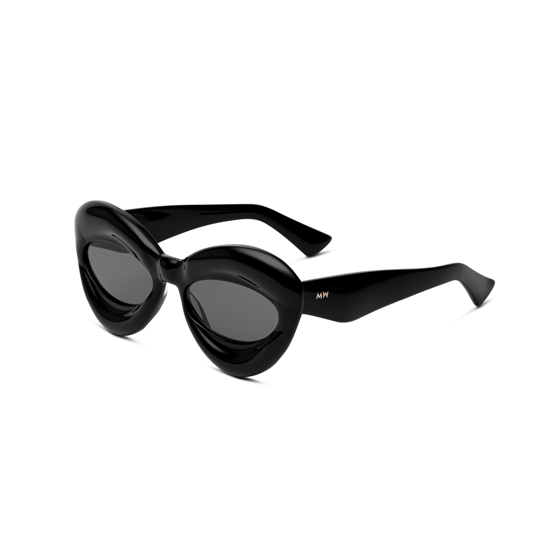 Messyweekend Sunglasses Bubble, Grey/Black