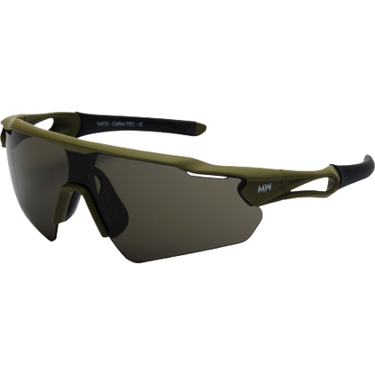 Messyweekend Sunglasses Rapid, Army/Grey