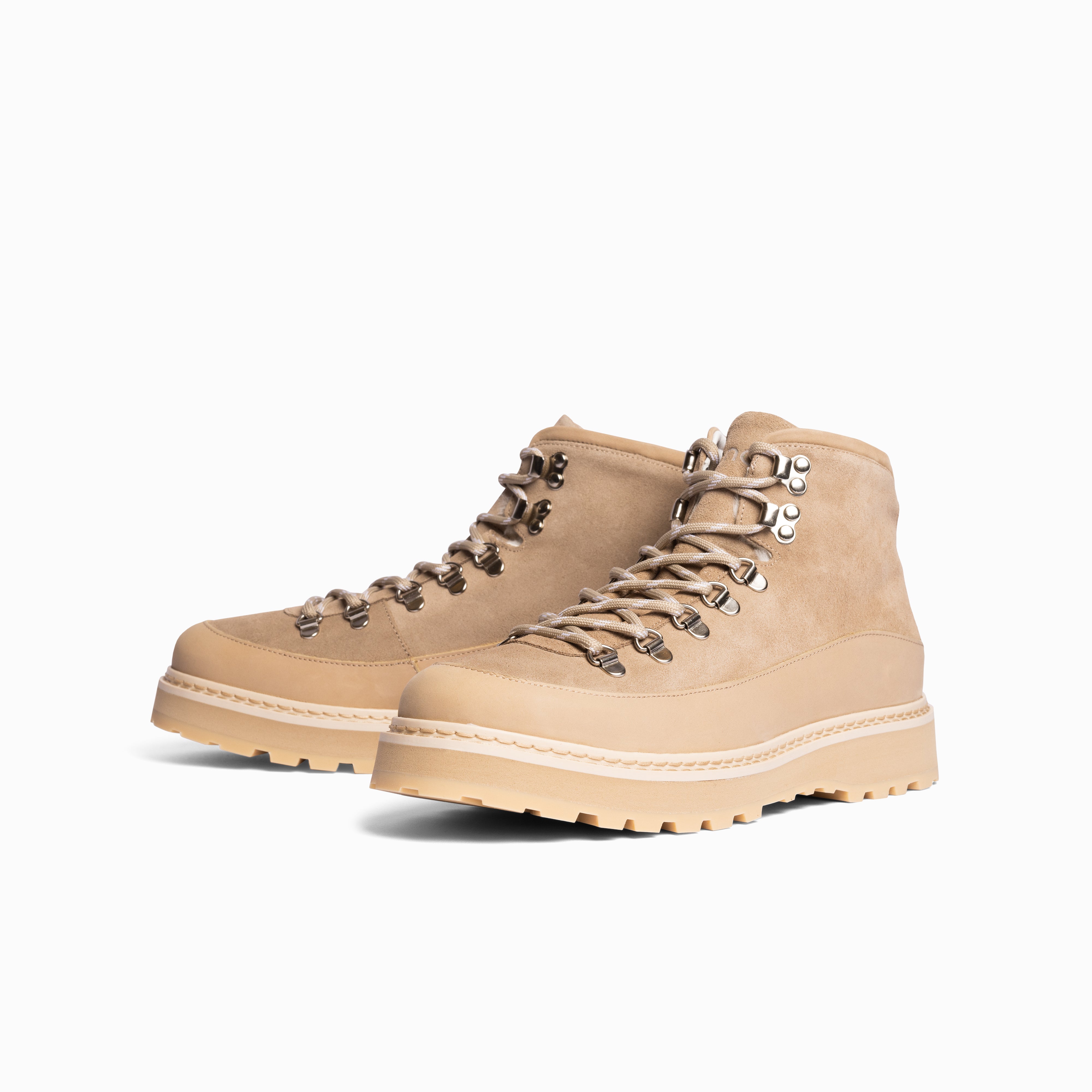 Mono Foo Boots M's Core Cap Suede - Dark Beige