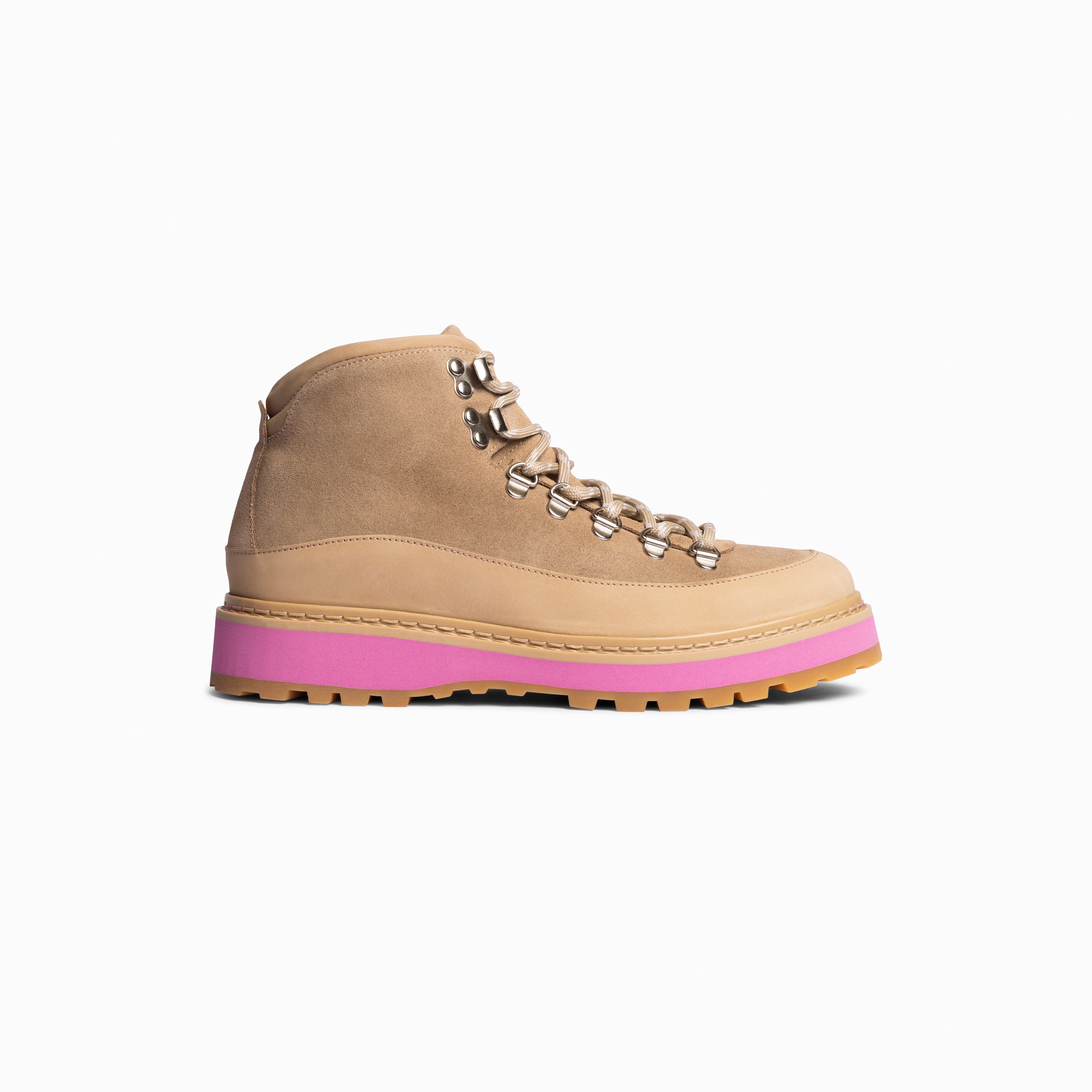 Mono Foo Boots W's Core Cap Suede - Beige Pink