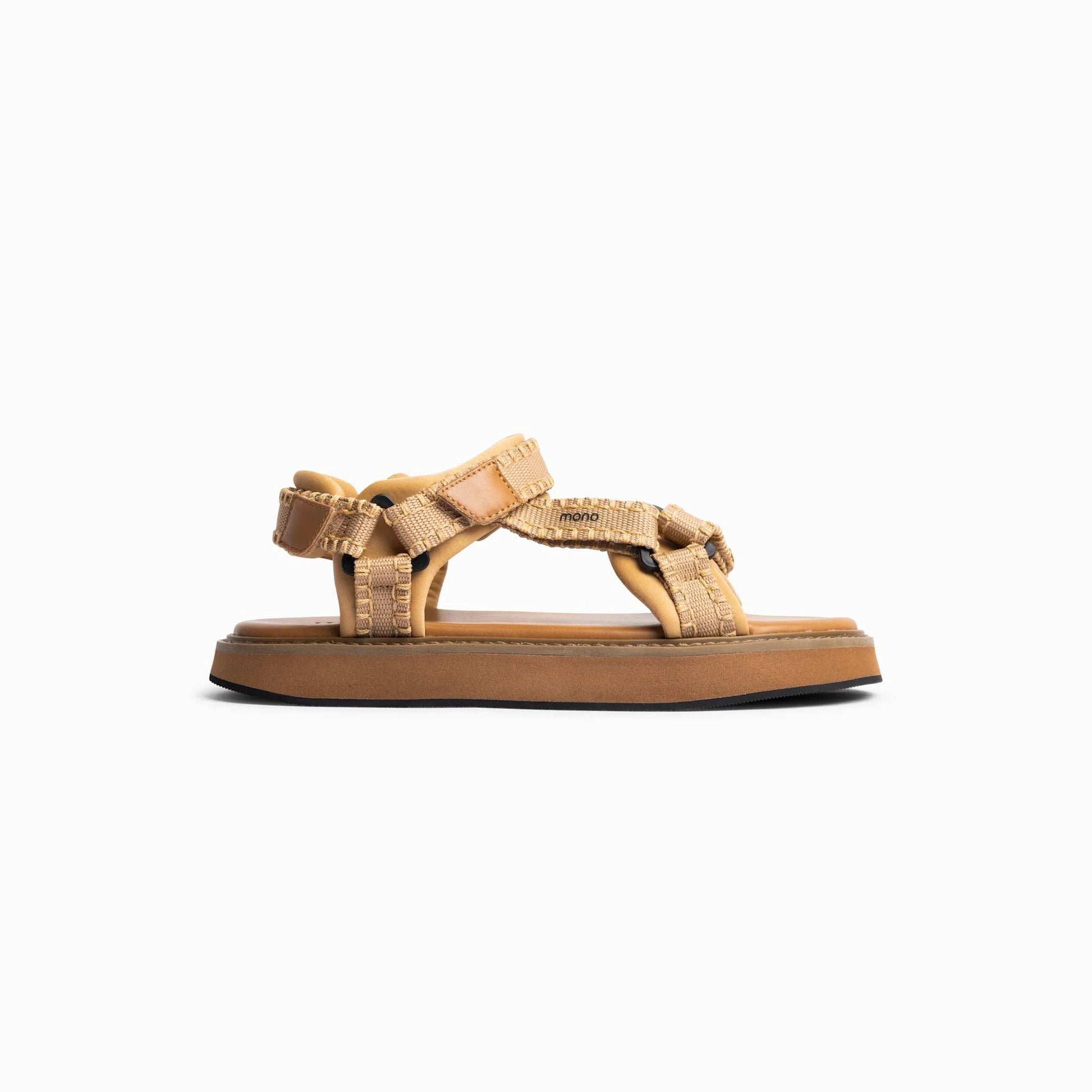Mono Foo W Sandals Micro - Dark Beige