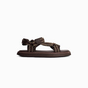 Mono Foo W Sandals Micro - Smoky Espresso