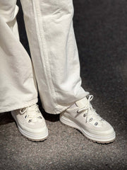 Mono Foo W Shoes W's Tag Cap Low - White
