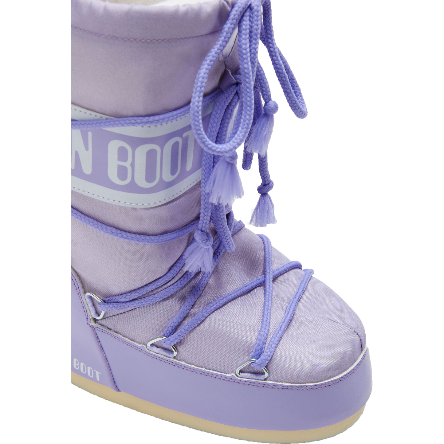 Moon Boot Consignment K Boots Junior Icon Nylon, Lilac