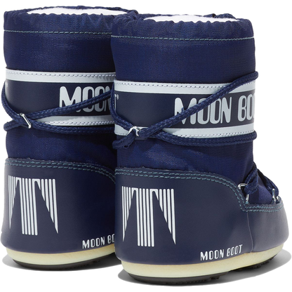 Moon Boot Consignment K Boots Kid's Icon Nylon, Blue