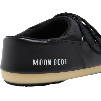 Moon Boot Consignment U Slippers Mule Nylon, Black