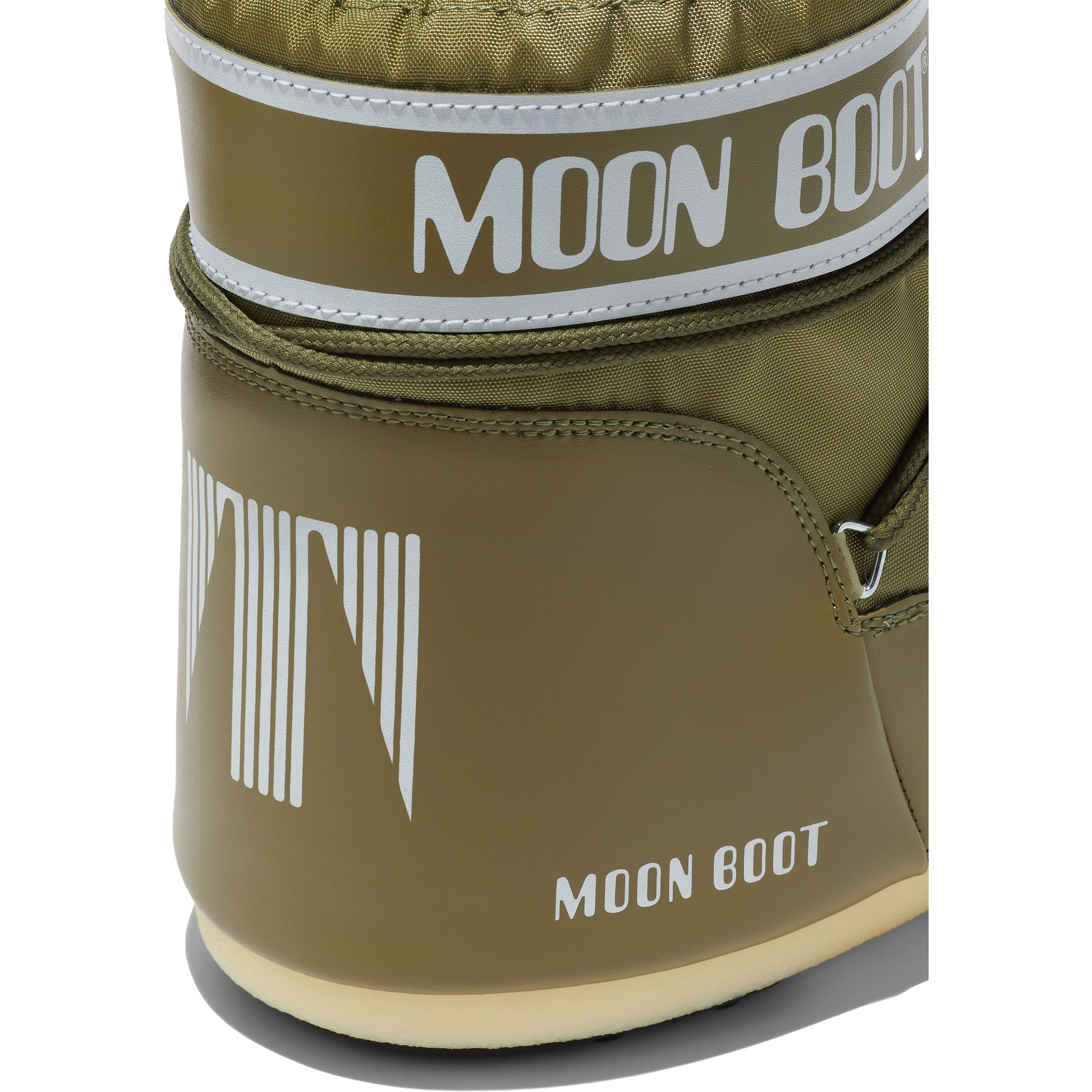 Moon Boot Consignment W Snow Boots Icon Low Nylon, Khaki