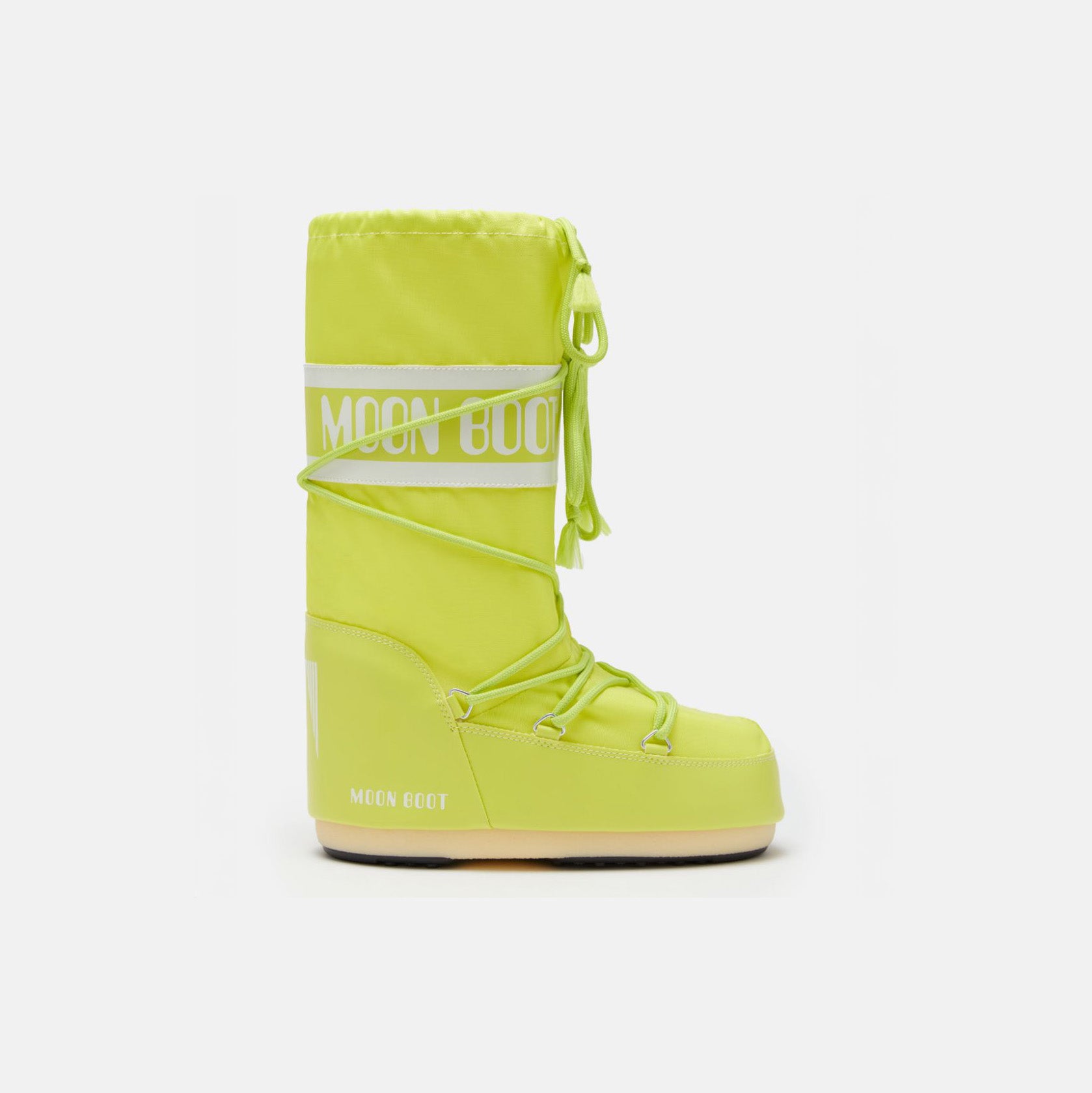 Moon Boot U Boots cyber-lime / 35/38 Icon Nylon
