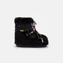 Moon Boot W Rain Boots Black / 33/35 Icon Low Faux Fur Beads