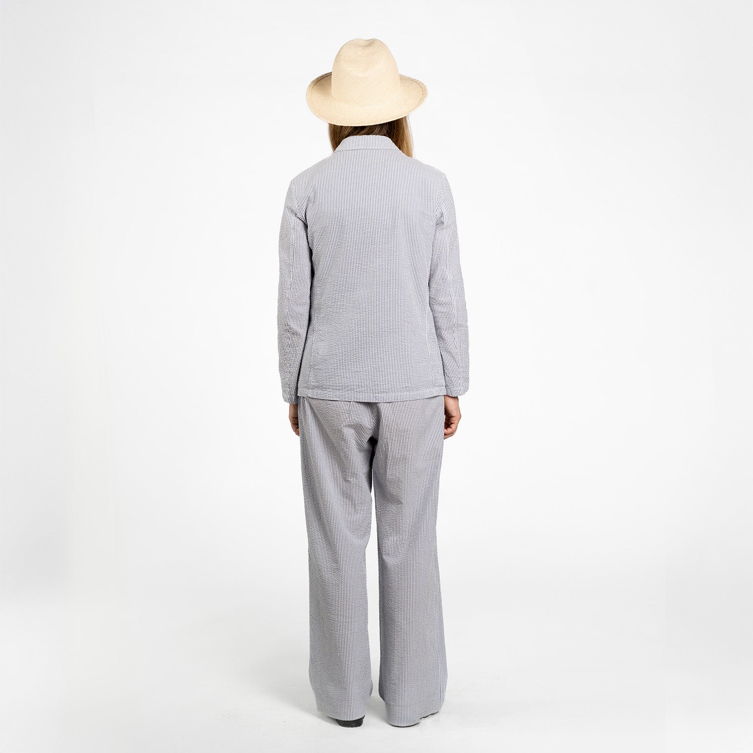 Nanamica W Blazer Seersucker Club Jacket, Navy