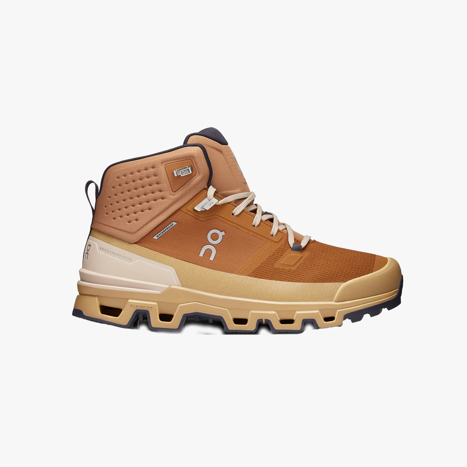On Running M Hiking Boots Almond/Dune / M9/W10.5 Men's Cloudrock 2 Waterproof