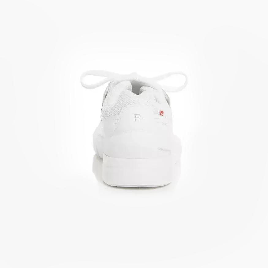 Zapatillas On Running The Roger Advantage Mujer - Color White Fossil, Talla 36.5 EU, Diseño Tenis, Cuero Vegano