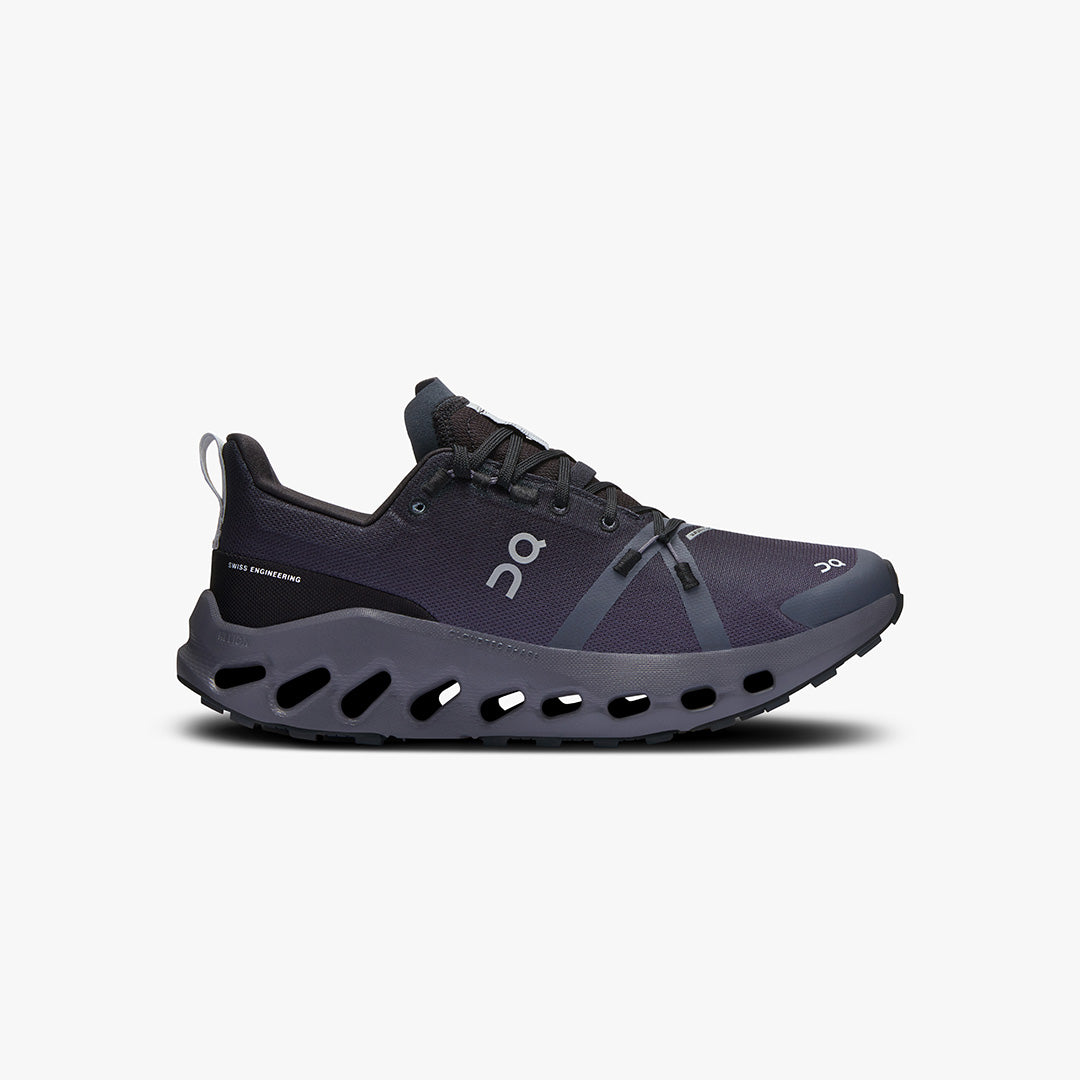 On Running W Sneakers W Cloudsurfer Trail Waterproof, Black/Eclipse