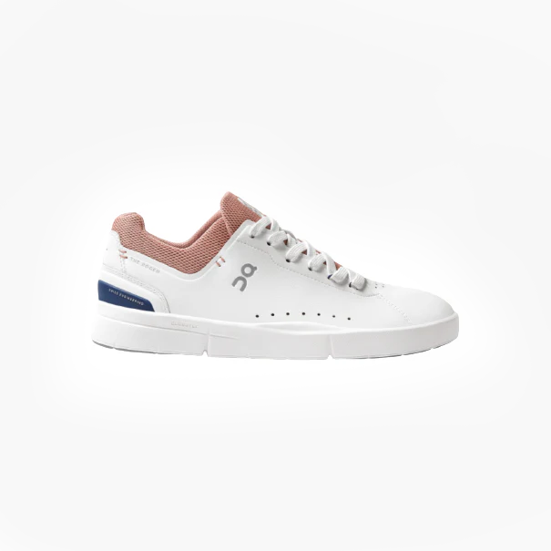 On Running W The Roger Advantage, White/Rose
