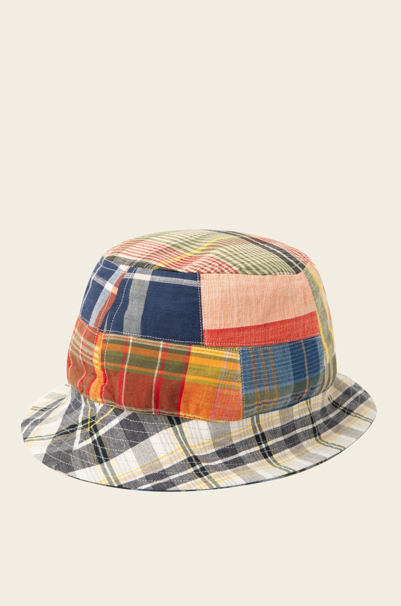 Original Madras Trading Co. Bucket Hat Reversible Bucket Hat, Blue Multi