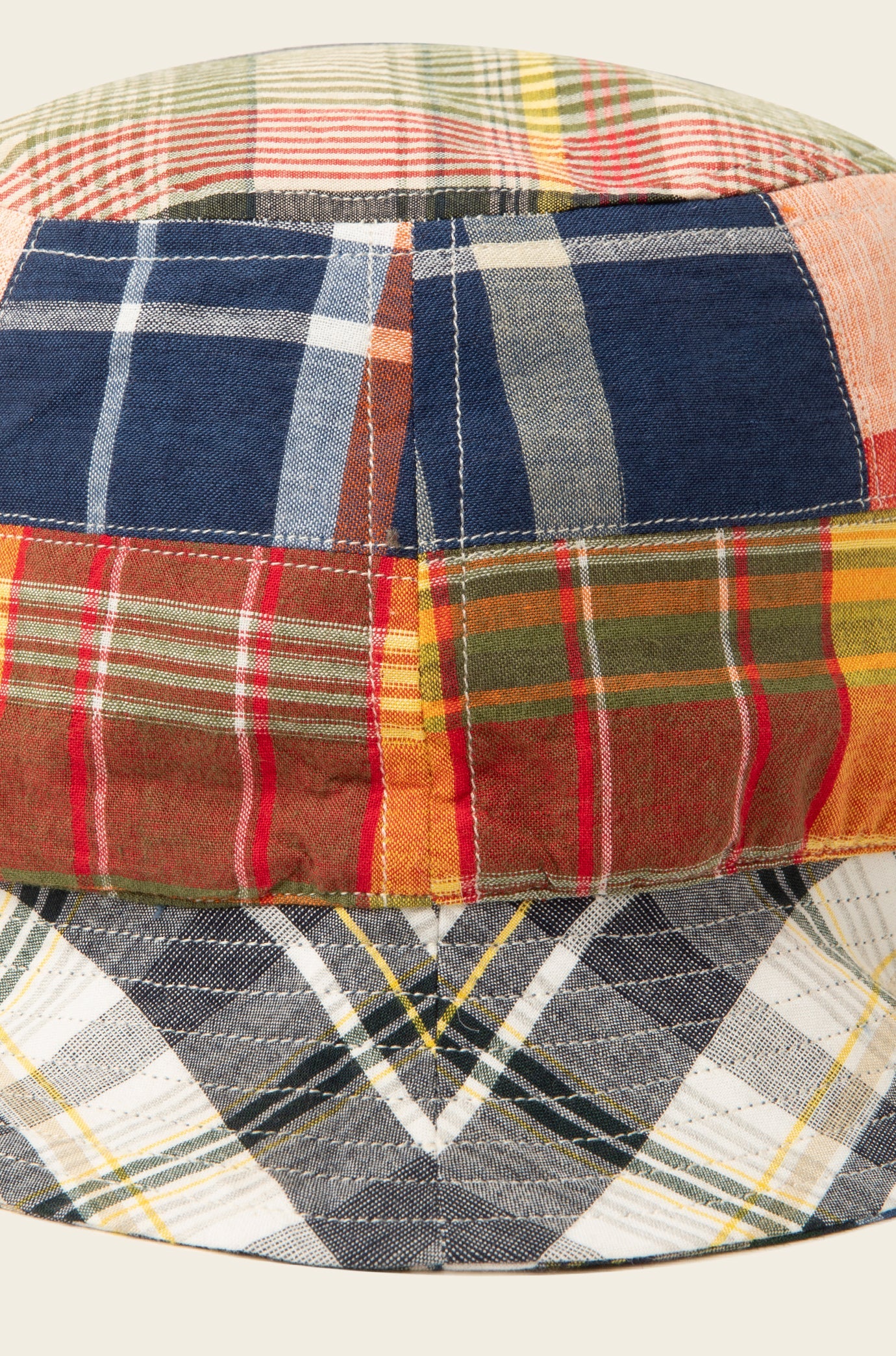 Original Madras Trading Co. Bucket Hat Reversible Bucket Hat, Blue Multi