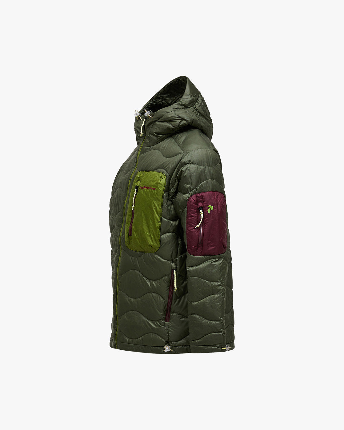 Peak Performance M Jacket M Helium Utility Down Hood - Pine Needle/Mosswood