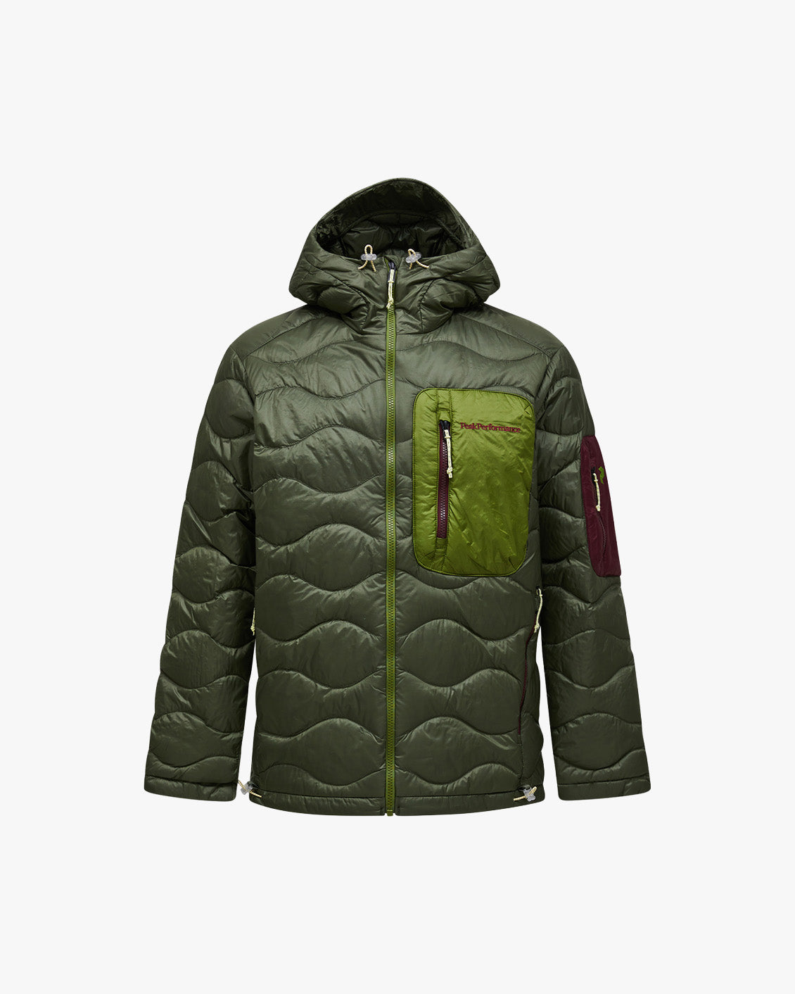 Peak Performance M Jacket M Helium Utility Down Hood - Pine Needle/Mosswood