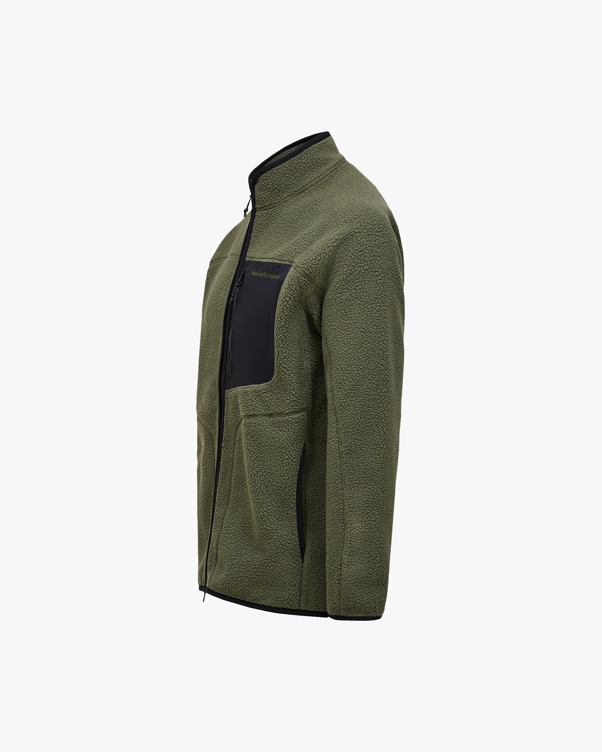 Peak Performance M Jacket M NatureRush Pile Zip Jacket - Pine Needle/Black