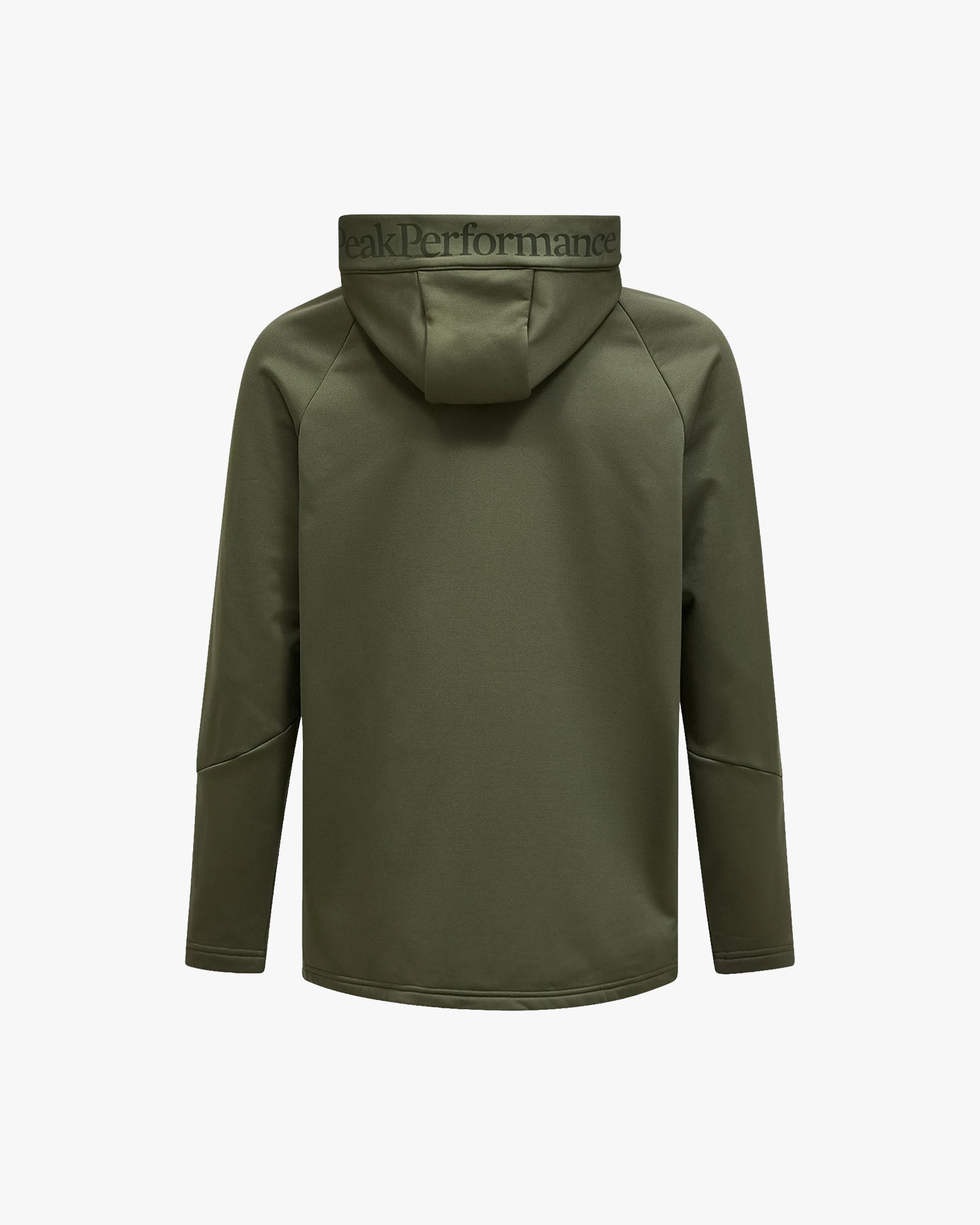 Peak Performance M Jacket M Rider Essentials Zip Hood - Pine Needle