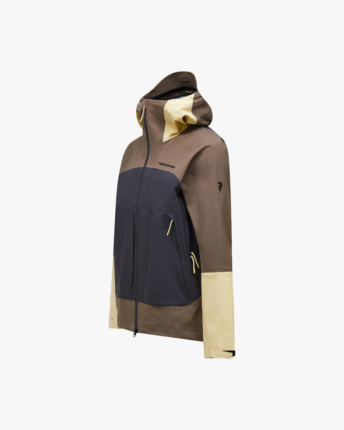 Peak Performance M Jacket M Vislight Gore-Tex C-Knit Jacket - Terrain Tan/Motion Grey