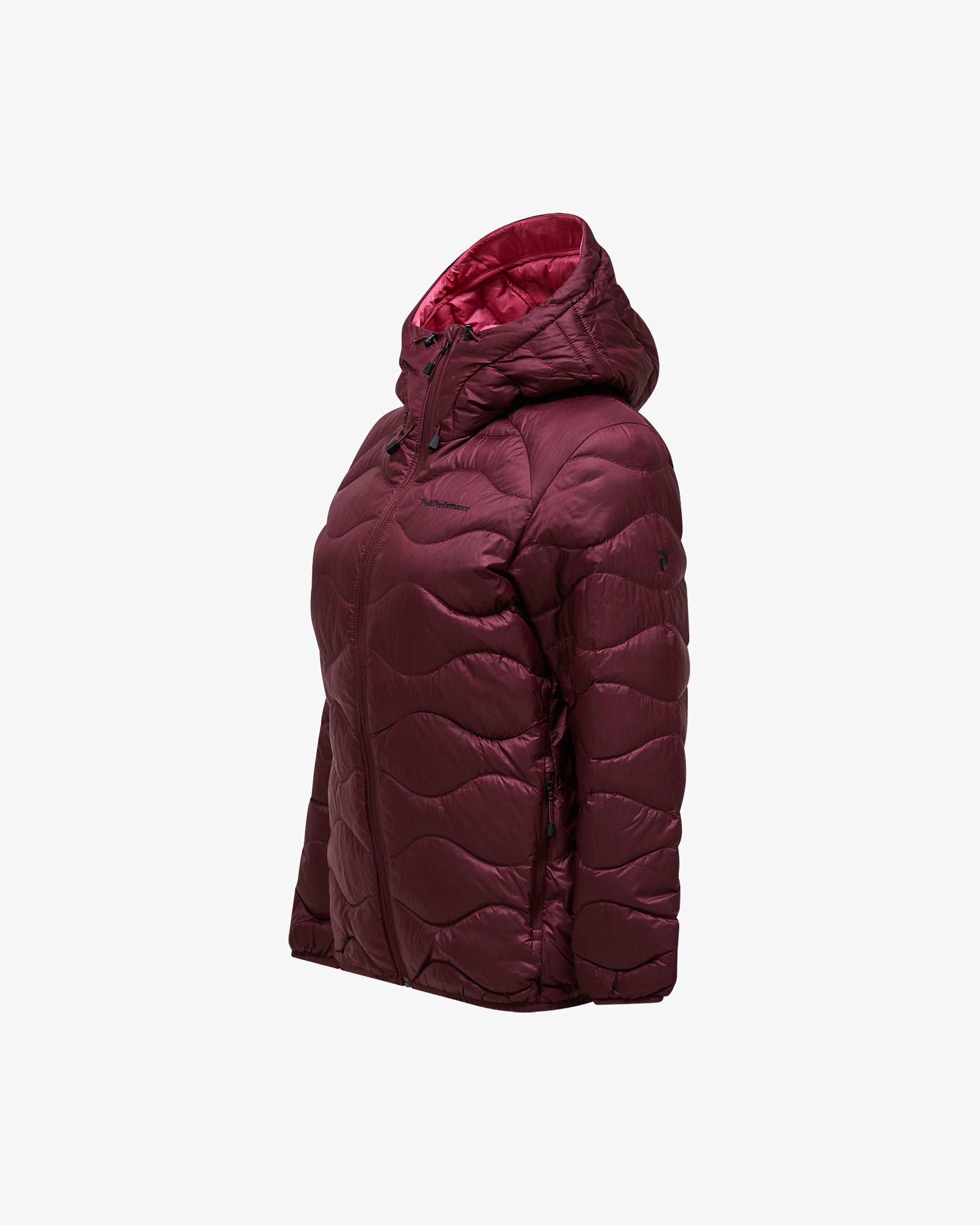 Peak Performance W Jacket W Helium Down Hooded Jacket - Porto Mountain Blush