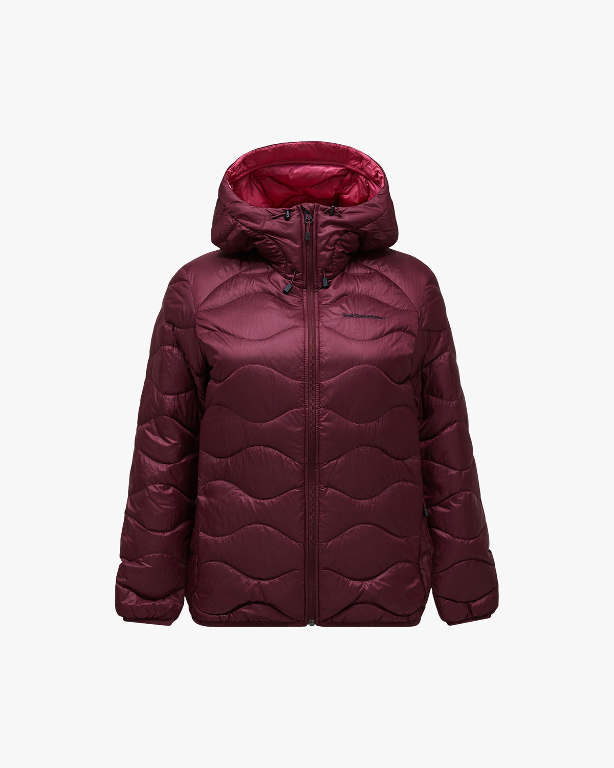 Peak Performance W Jacket W Helium Down Hooded Jacket - Porto Mountain Blush