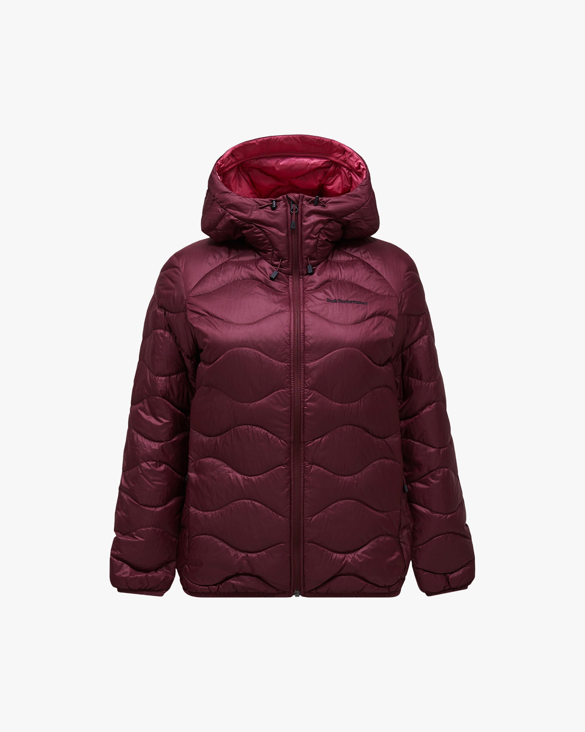 Peak Performance W Jacket W Helium Down Hooded Jacket - Porto Mountain Blush