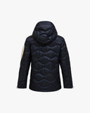 Peak Performance W Jacket W Helium Utility Down Hood - Black Sand Fog